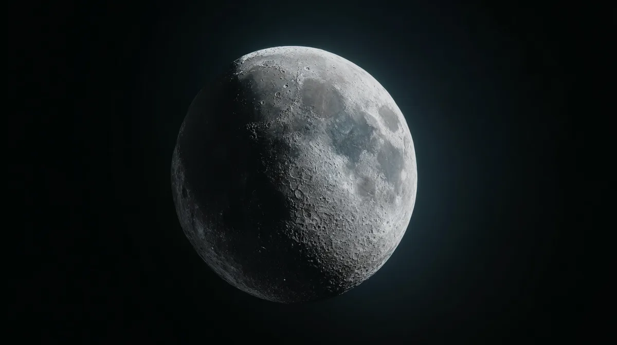 A full detailed image of the moon