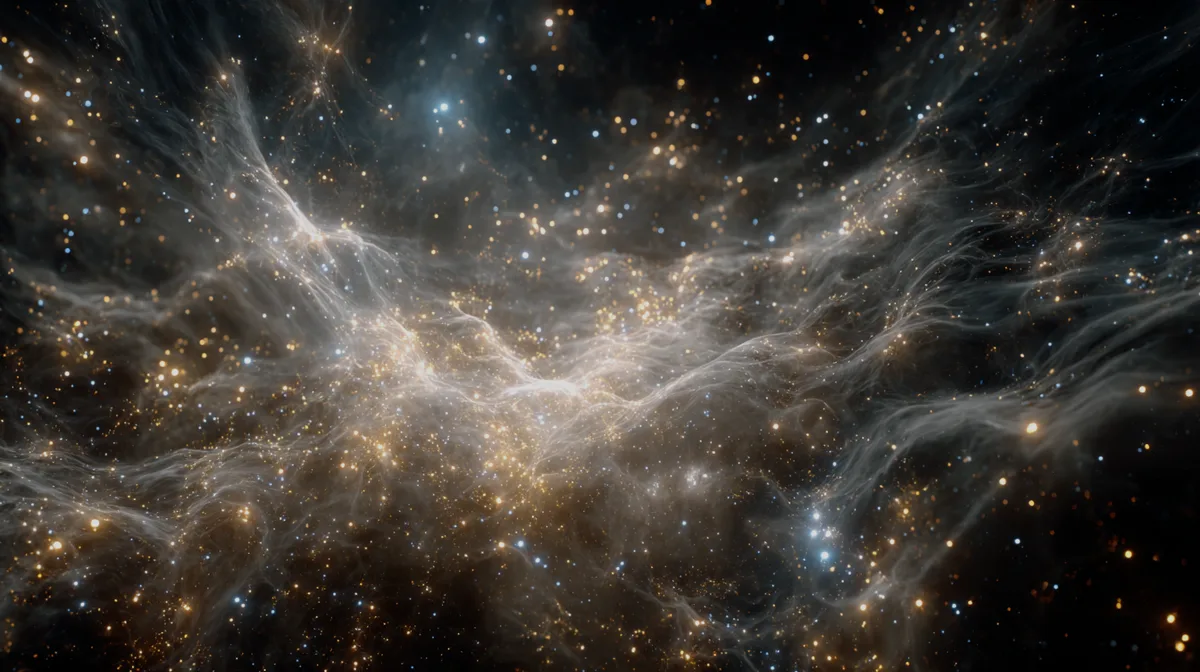 A super massive network of stars forming a brain like conscio