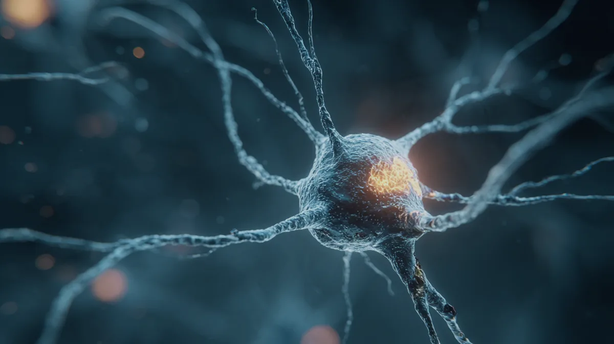A representation of a single brain cell