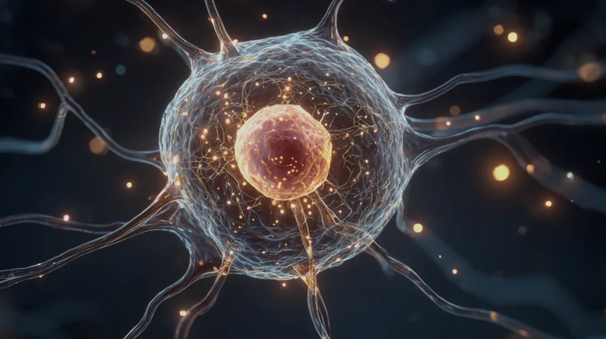 A representation of a single brain cell