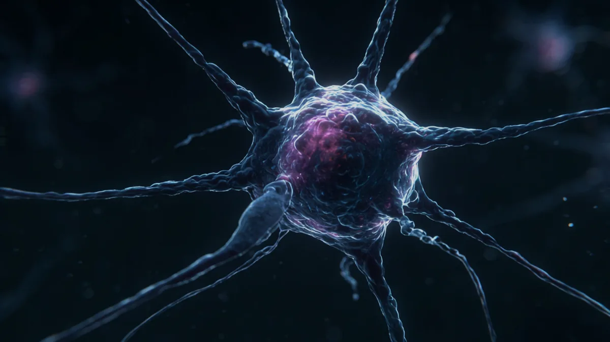 A representation of a single brain cell