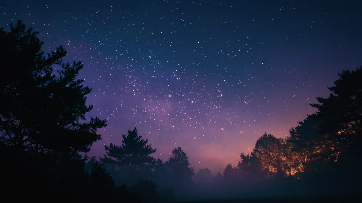 Earth stops spinning night falls sudden stars blanket sky dar