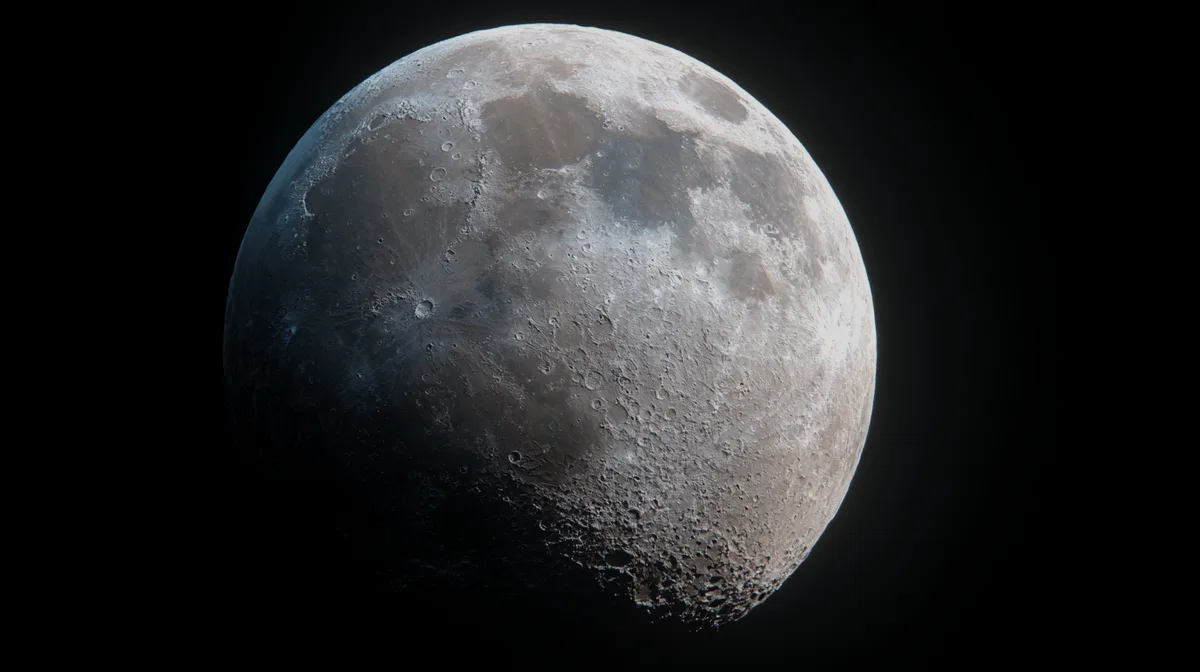 A full detailed image of the moon